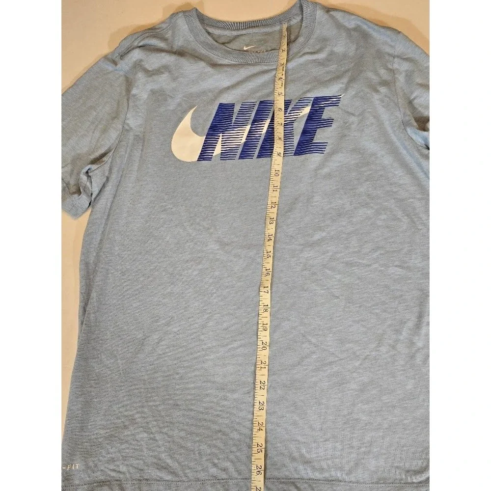Nike The Nike Tee Dri-FIT T-Shirt‎ Athletic Training Blue White Size Large